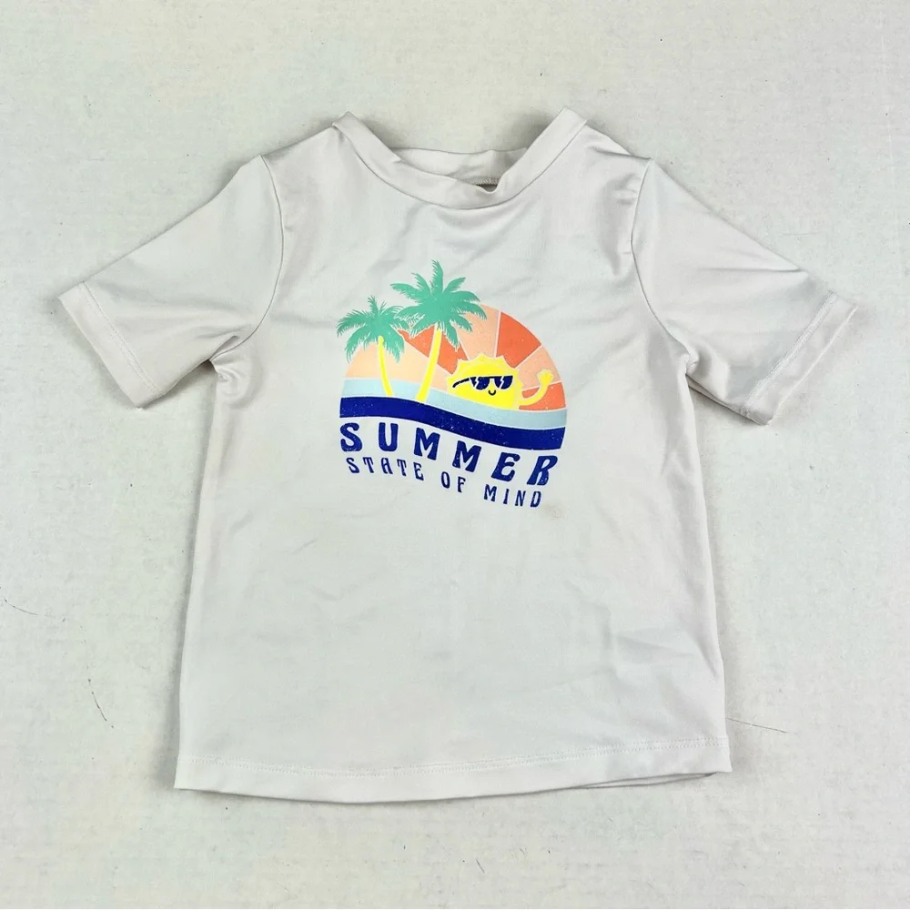 Cat & Jack Short Sleeve Swim Shirt/Rashguard